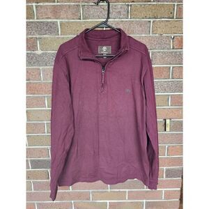 Timberland Earthkeepers Mens half zip Pullover Sweater 100% Cotton